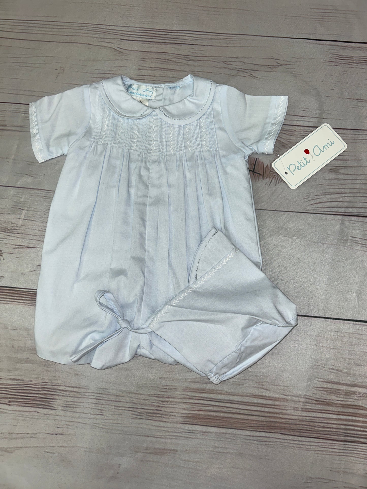 Petit Ami Newborn Bubble and Bonnet