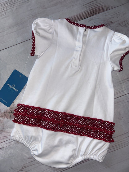 Magnolia Baby Crimson Cutie Girls Bubble