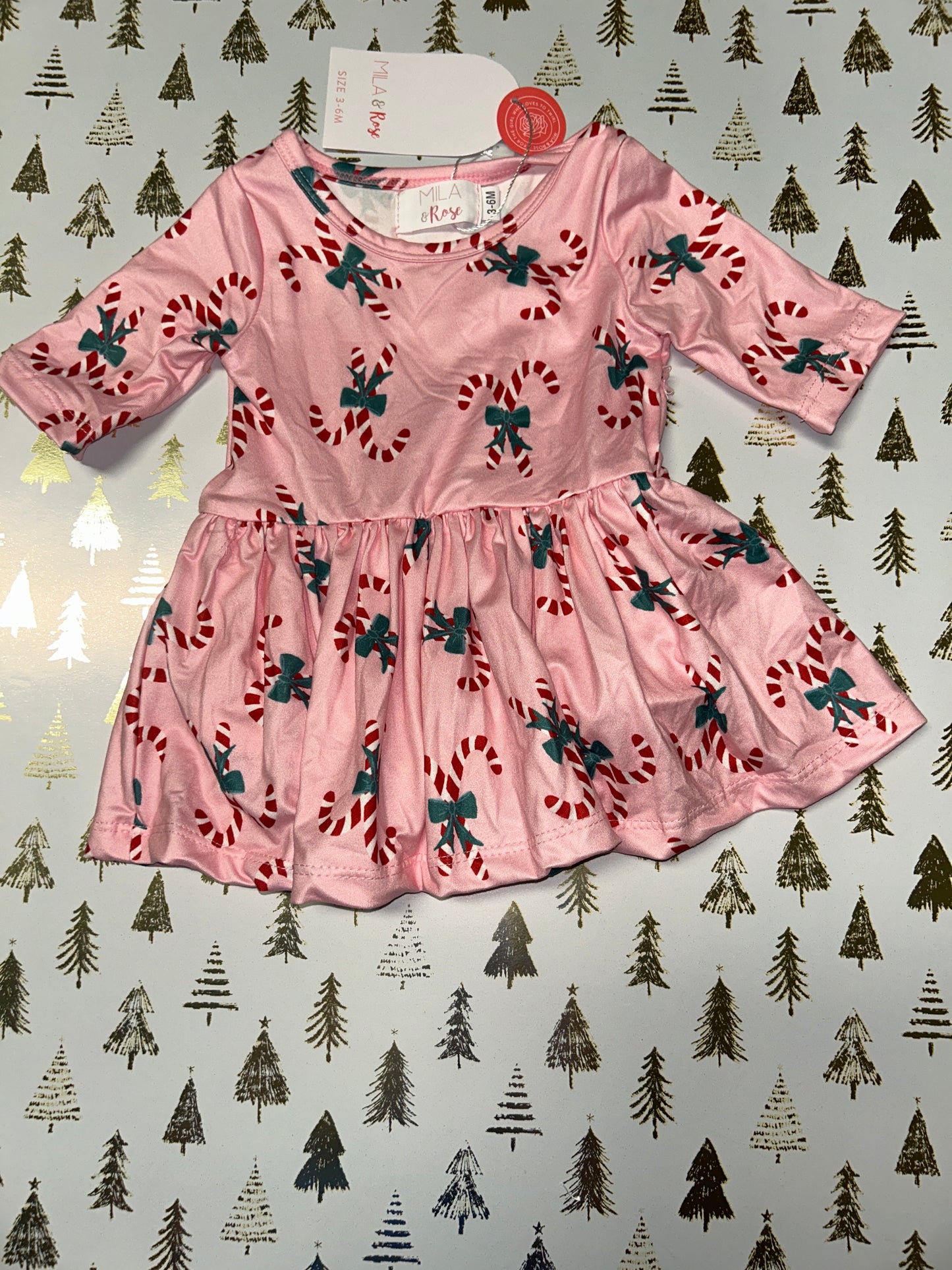 Mika & Rose Candy Cane Bubble Skirt