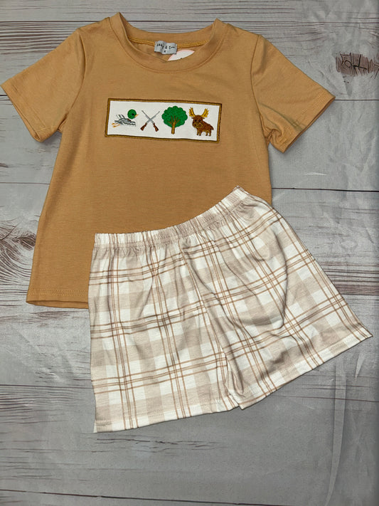 Abby & Evie Hunting Duck and Buck 2-piece set