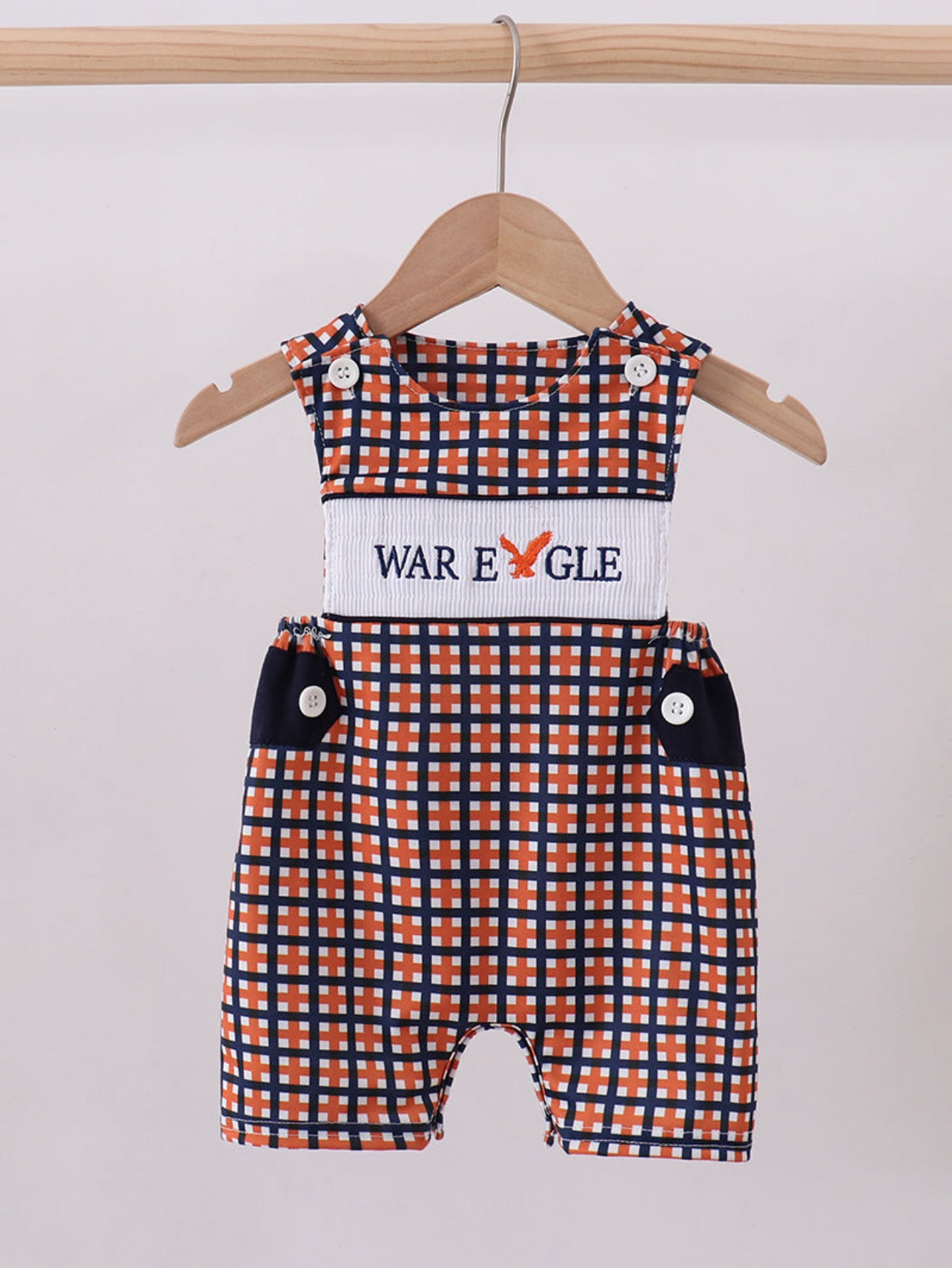 Auburn War Eagle Smocked JonJon