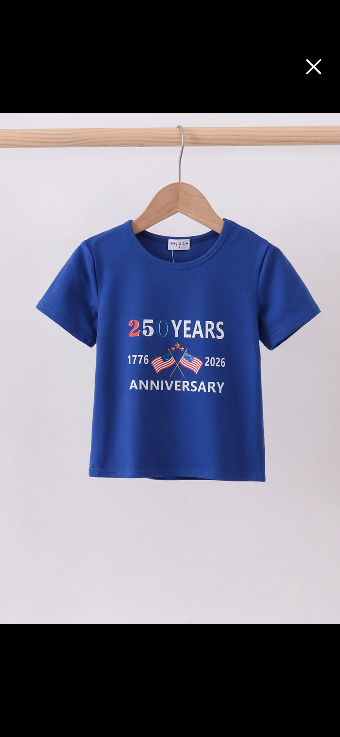 Screen Print “250 Years” 4th of July Tshirt