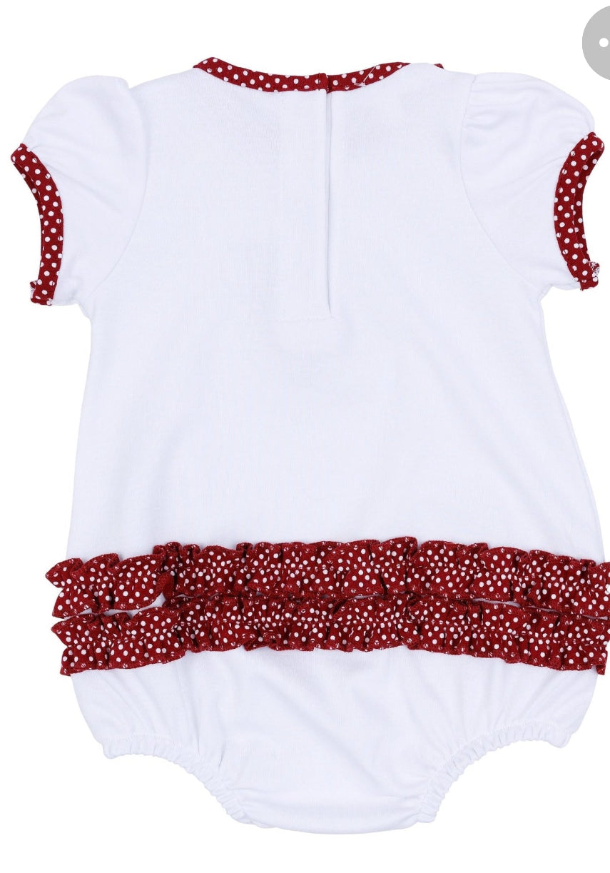 Magnolia Baby Crimson Cutie Girls Bubble