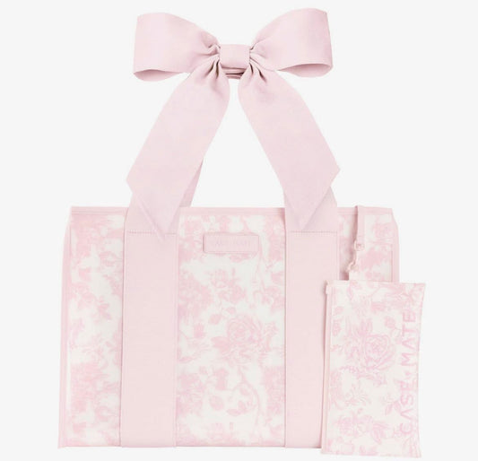 Case Mate Rose Bow Jelly Tote