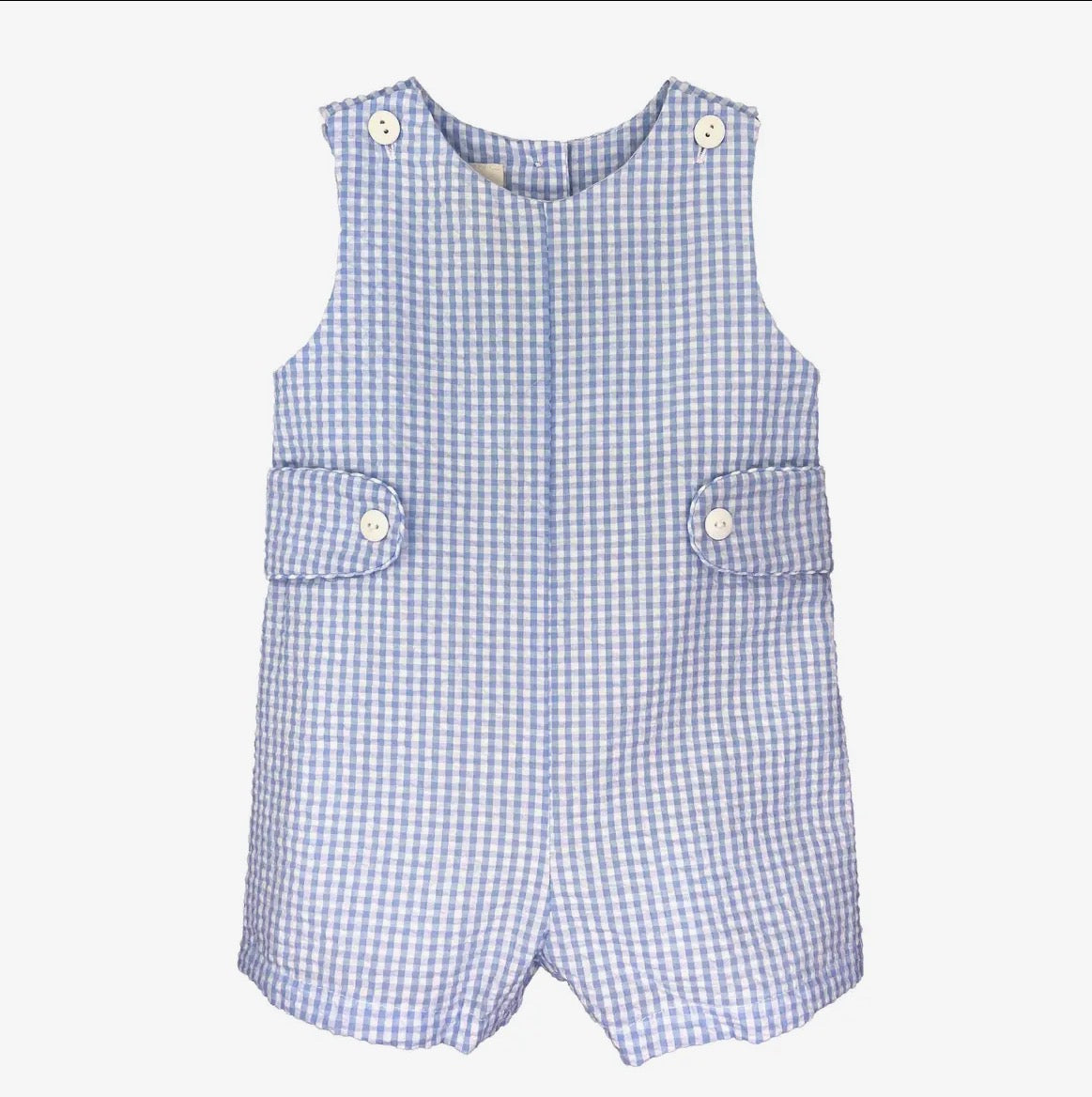 Petit Ami Blue Gingham Jon Jon