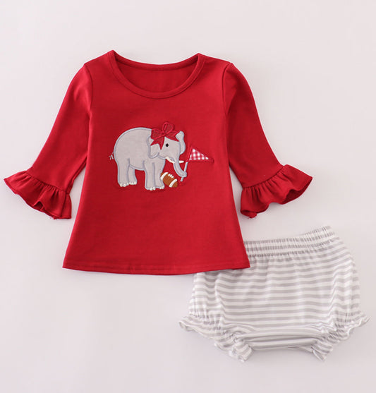 Bama Elephant Bow Bloomer set