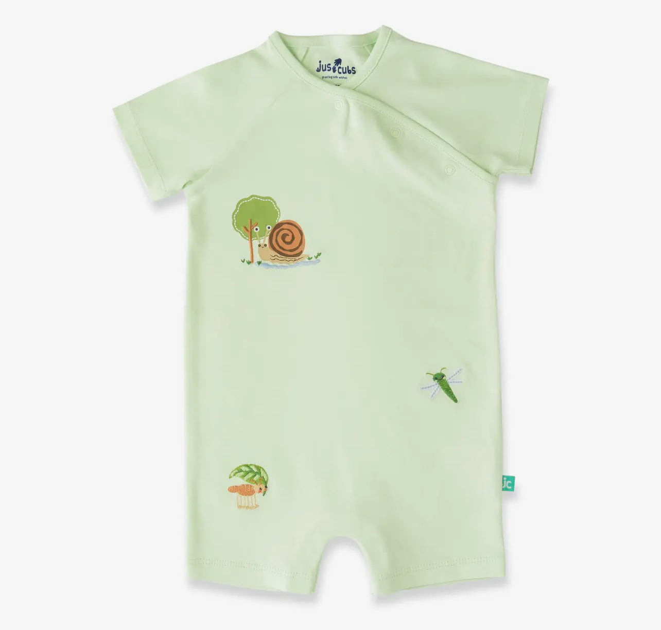 Bug Friends Mint Romper by Juscubs