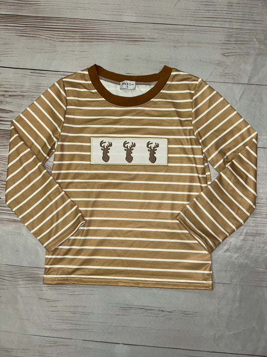 Abby & Evie Striped Big Buck Shirt