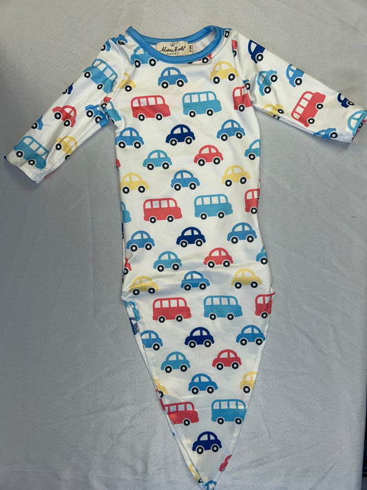 Boys Riding Around Knot Gown