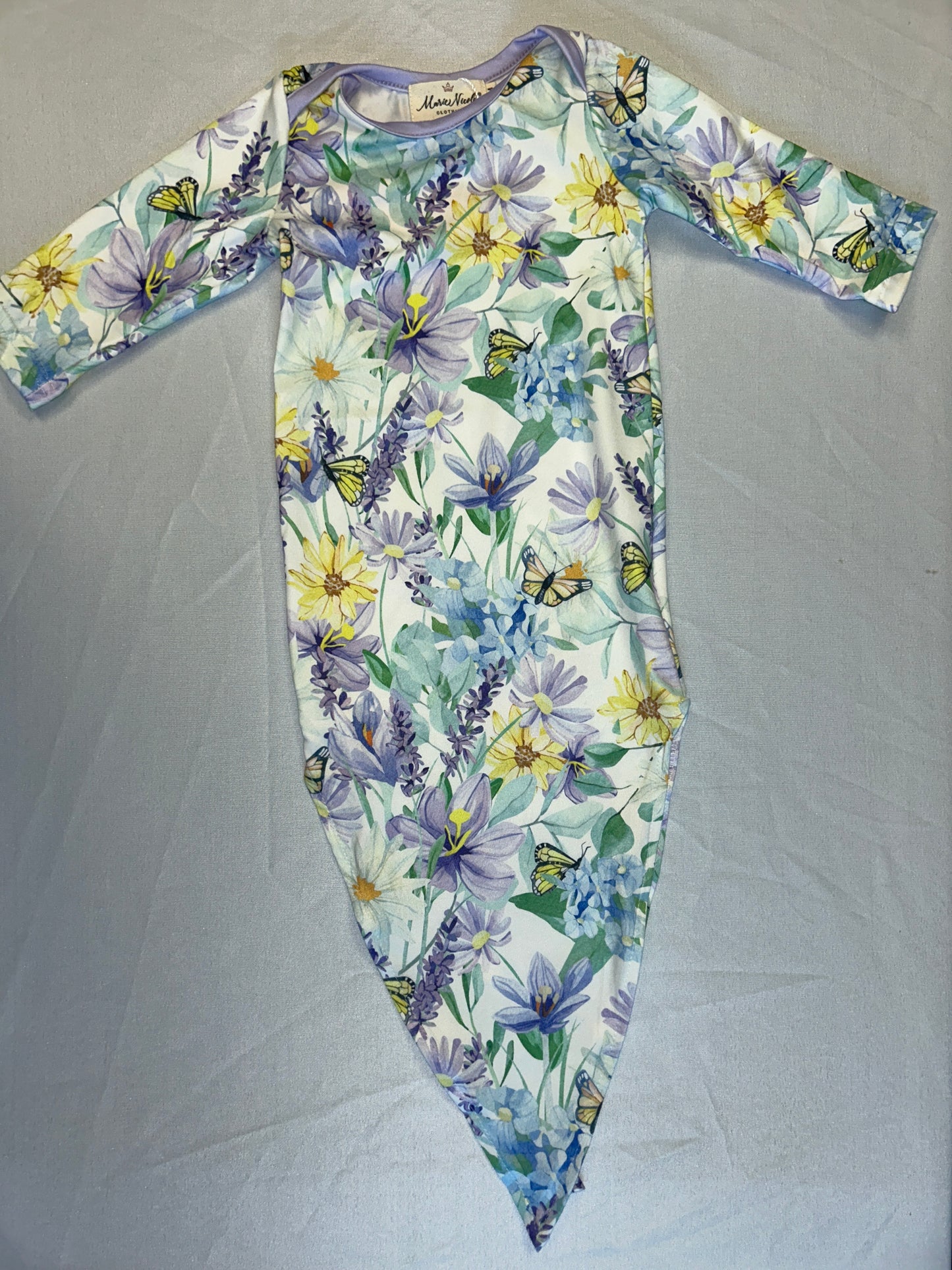 Lavender Daisy Garden Knot Gown