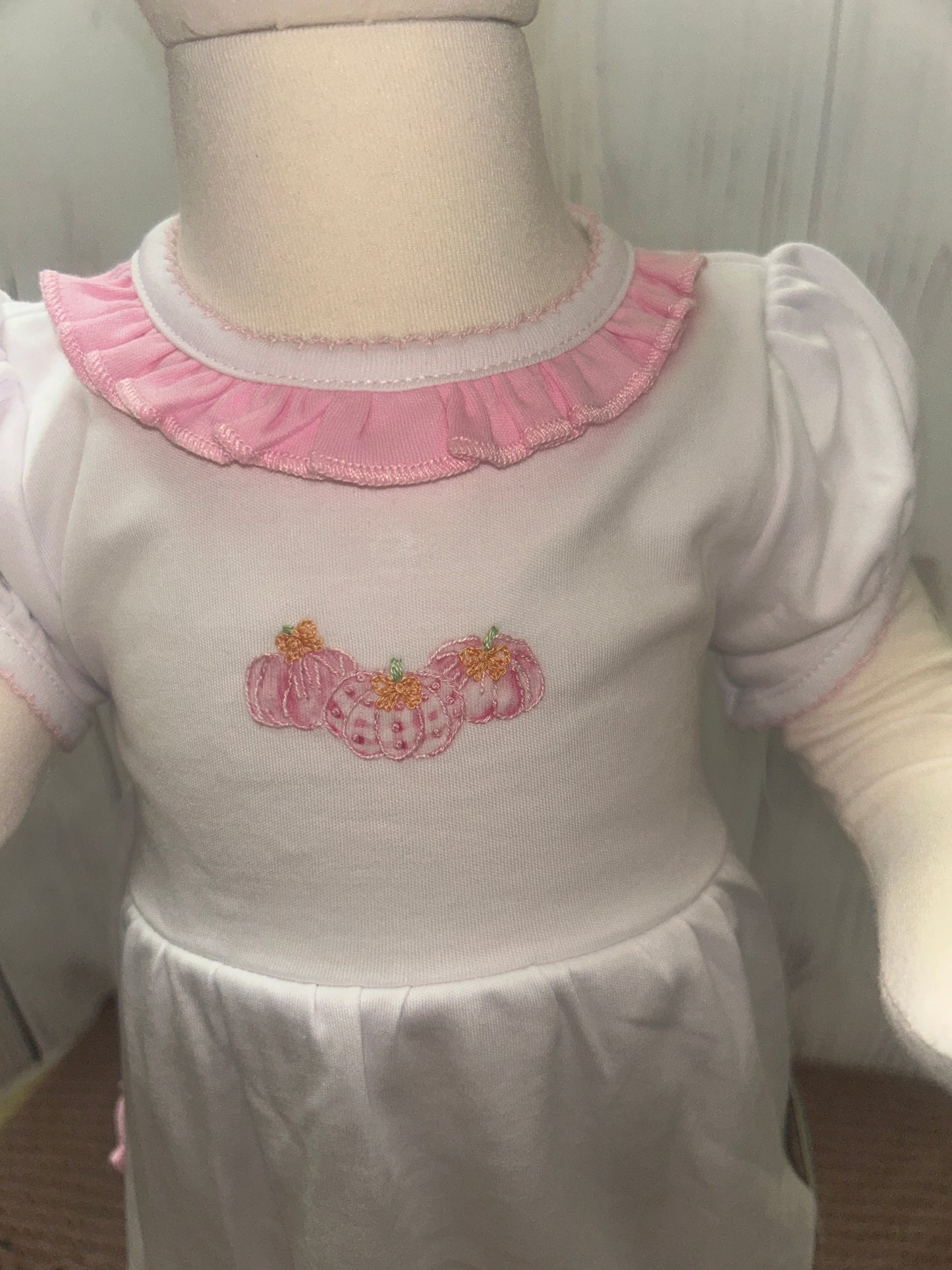 Magnolia Baby Pink Pumpkin Ruffle Butt Bubble