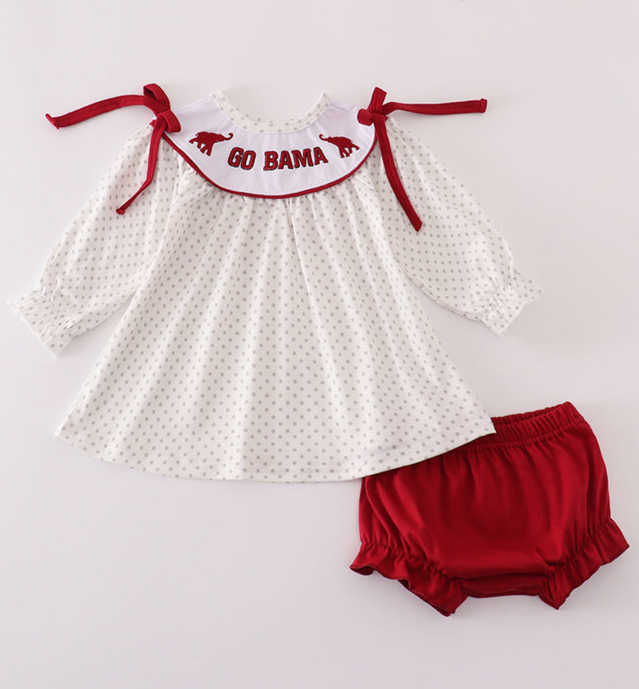 Any & Evie Go Bama Girls 2pc Bloomer Set