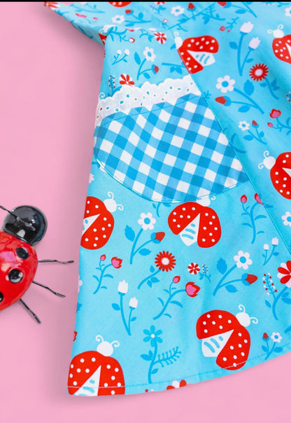 Posh Pickle Vintage Ladybug Dress