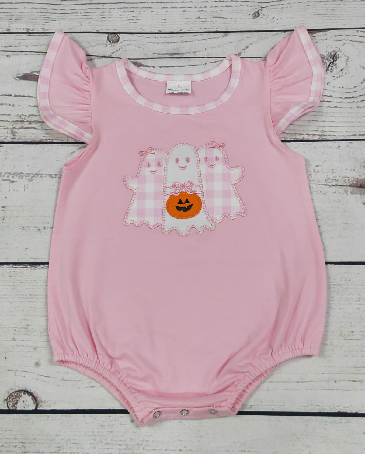 Sassy Kids Palace Girls Pumpkin Ghost Bubble