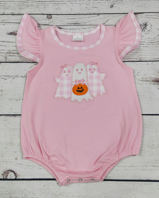 Sassy Kids Palace Girls Pumpkin Ghost Bubble