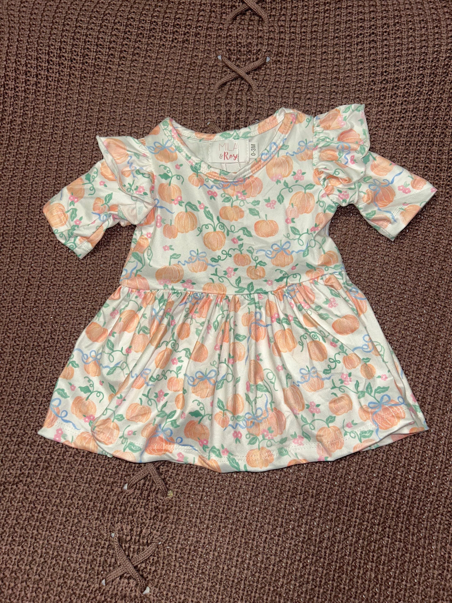 Mila & Rose Pumpkin  Patch Bubble Skirt