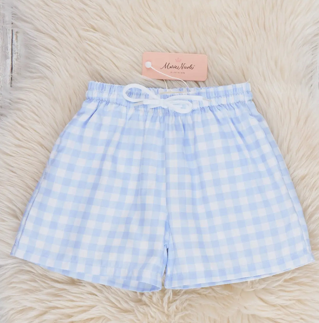 Marie Nicole Boys Checker Trunk