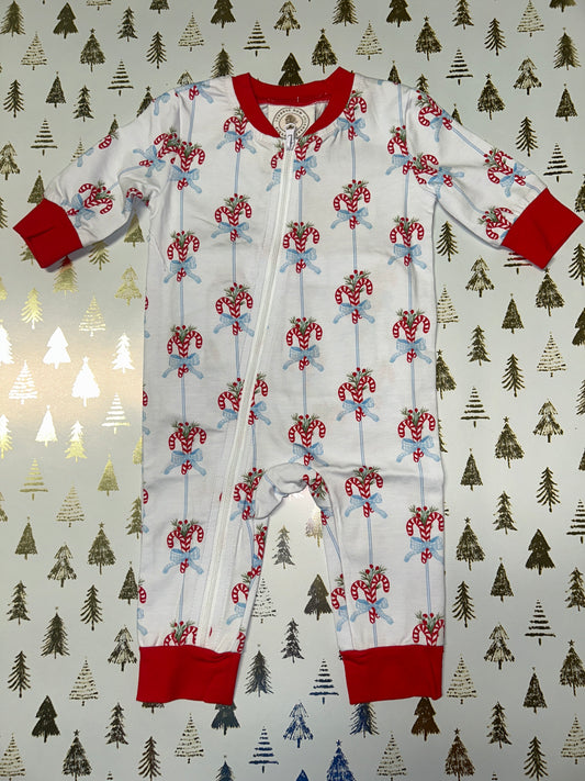 Cypress Row Children’s Candy Cane Onesie