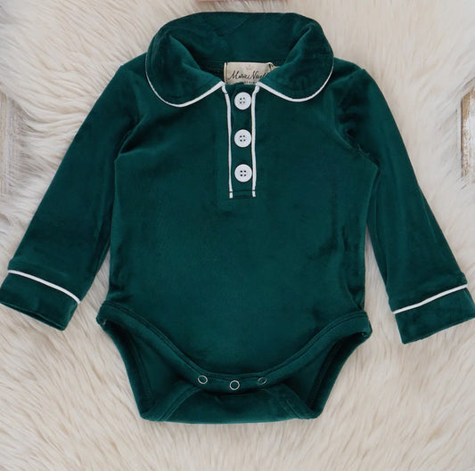 Marie Nicole Green Velvet Bubble