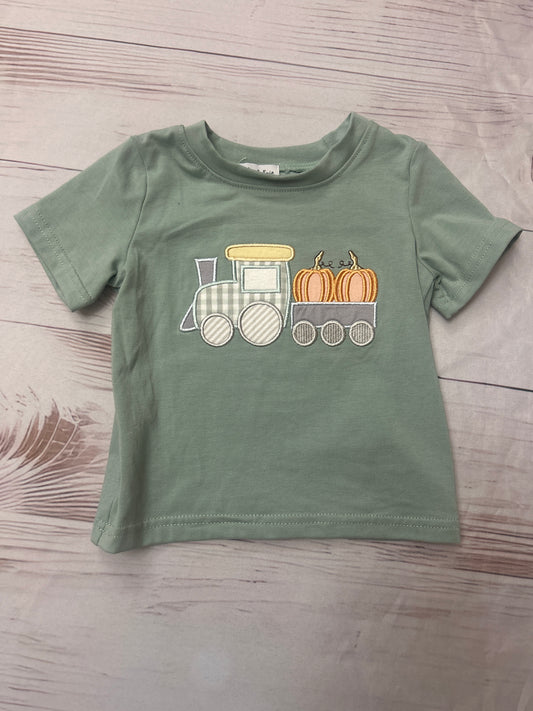 Abby & Evie Pumpkin Train Shirt