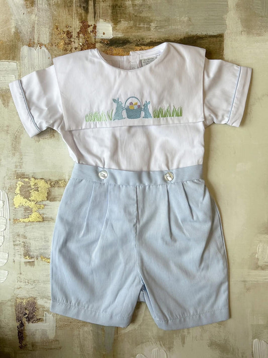 Boys Easter Shirt and Short Set