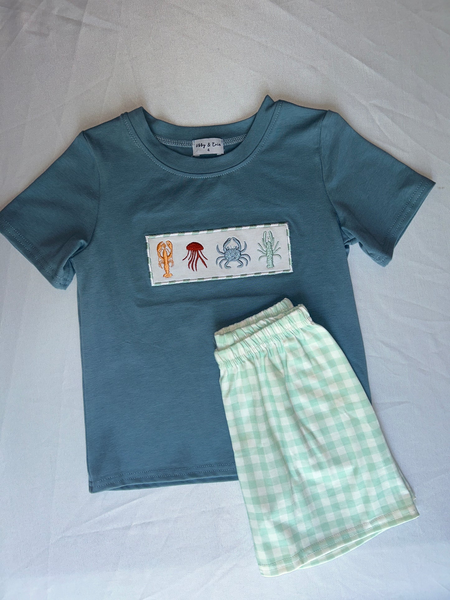 Boys Under the Sea Short + Short Set