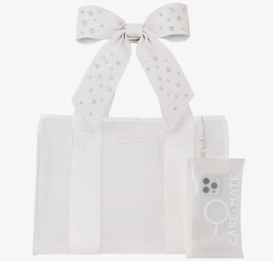 Case Mate Ivory Pearl Jelly Tote