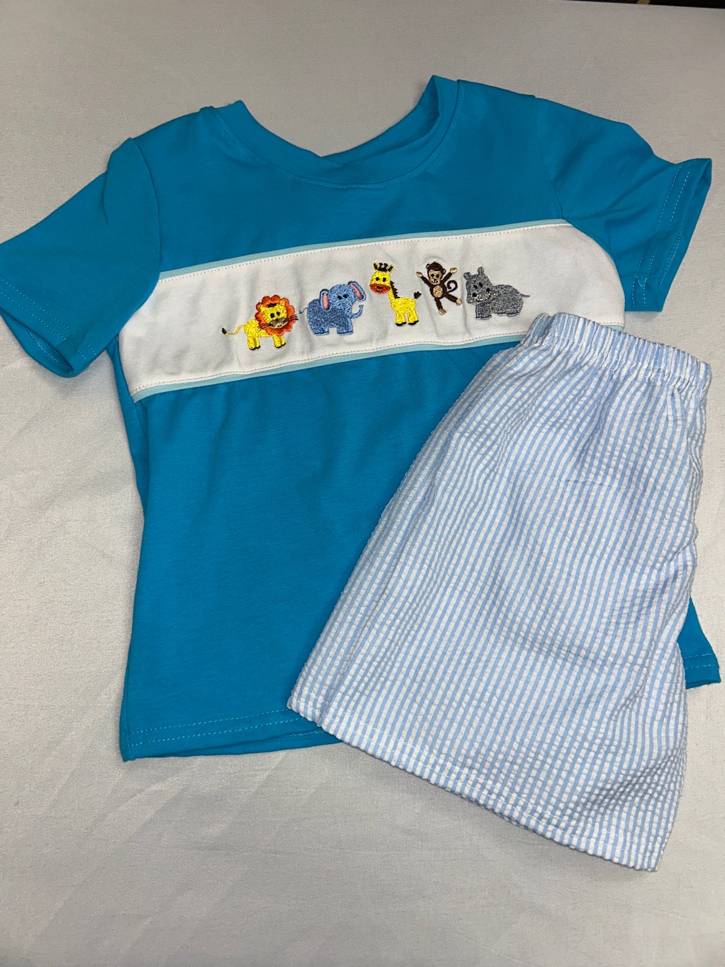 Boys Zoo Shirt + Shorts Set