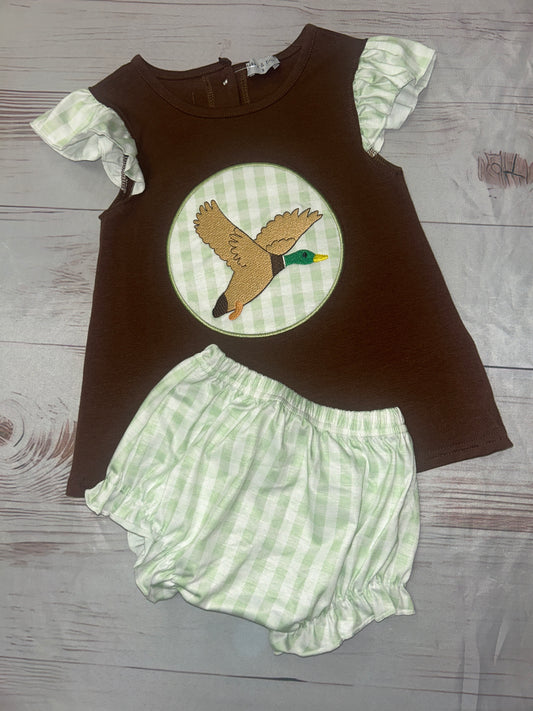 Abby & Evie Girls Mallard Duck Bubble