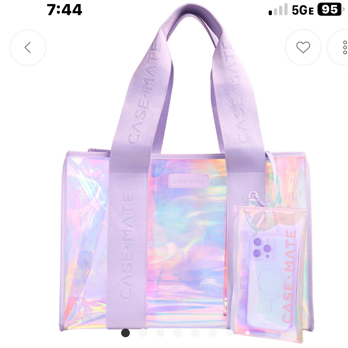 Case Mate Soap Bubble Jelly Tote