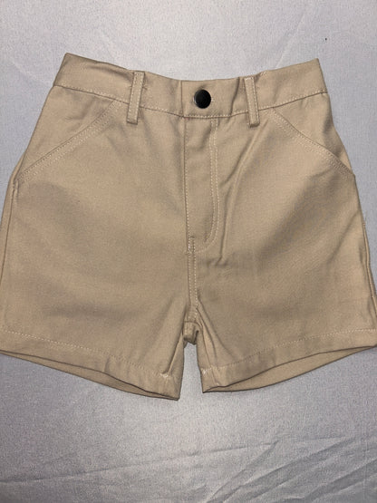 Boys Abby & Evie Khaki Shorts