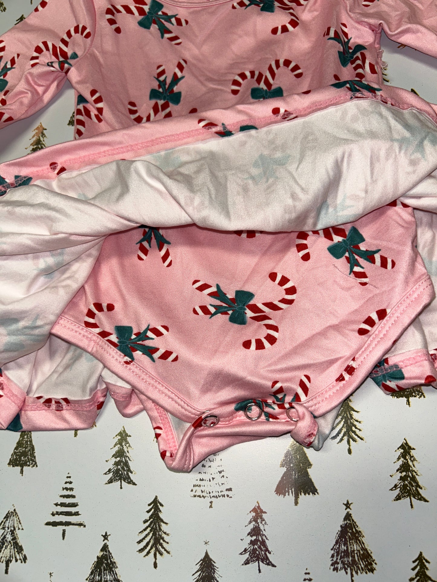 Mika & Rose Candy Cane Bubble Skirt