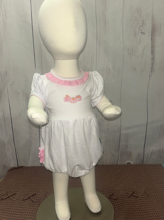 Magnolia Baby Pink Pumpkin Ruffle Butt Bubble