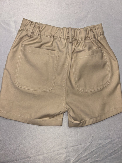 Boys Abby & Evie Khaki Shorts
