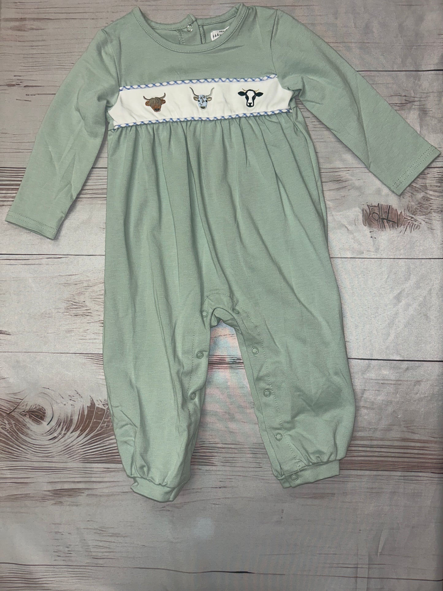 Abby & Evie                   Three Cow Friends Onsie