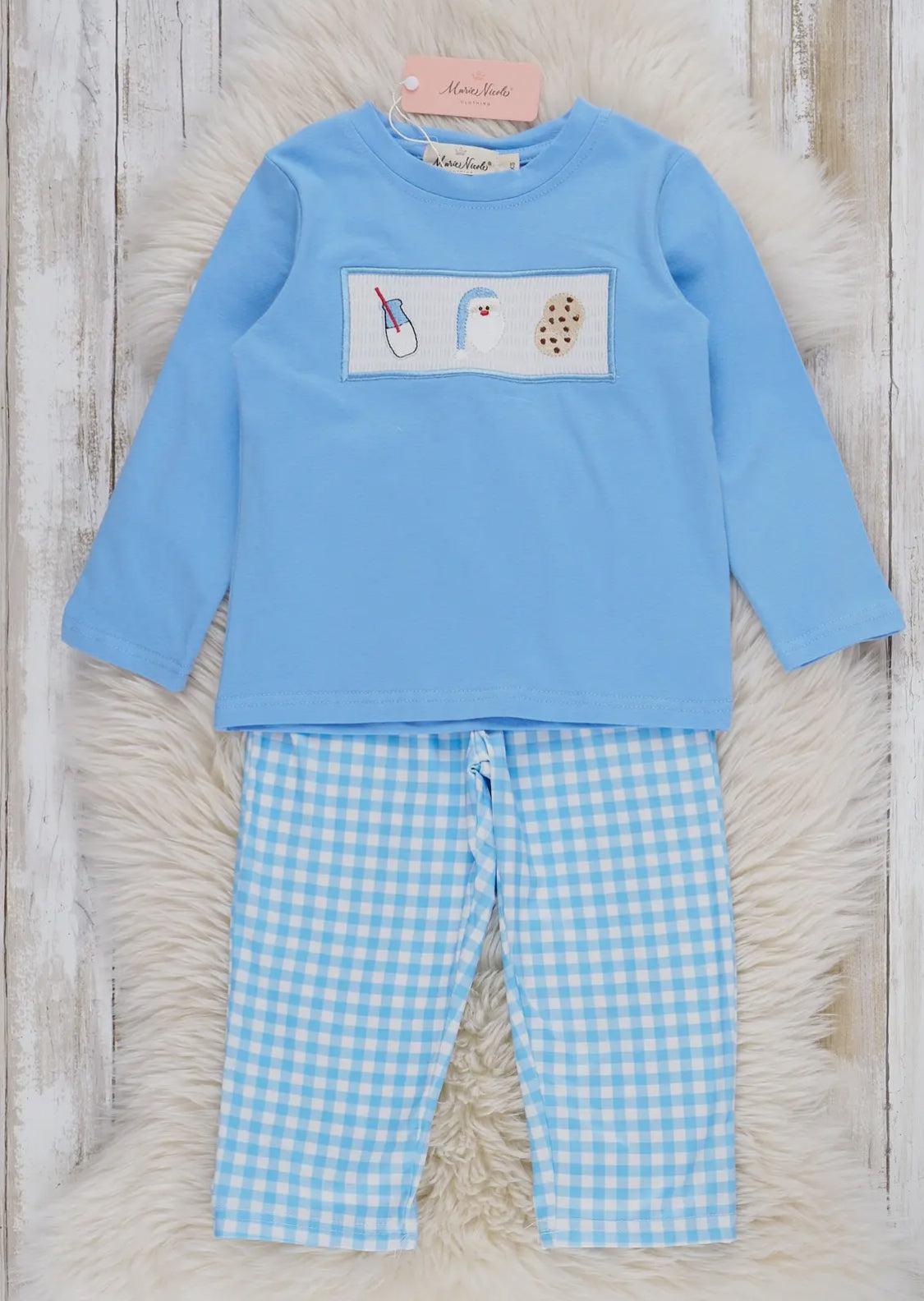 Marie Nicole Santa Snacks 2pc Pant Set