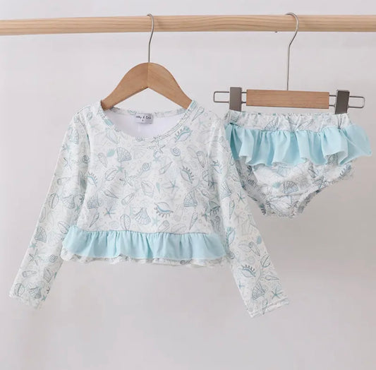 Sea Shell Ruffle 2 Piece Set