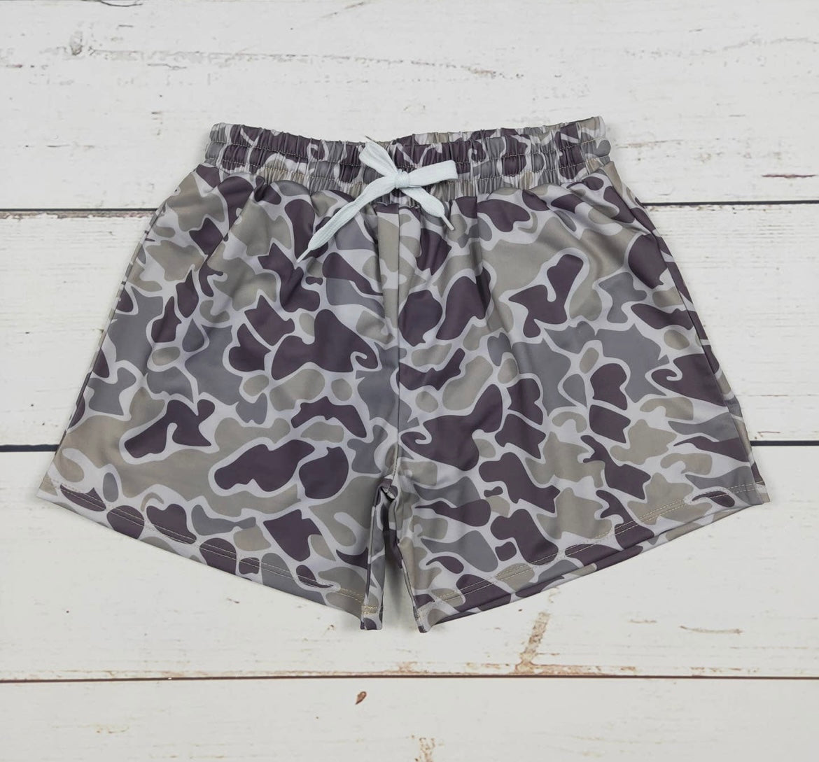 Sassy Kids Camo Swim Short