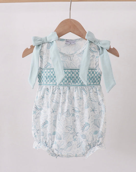Sea Shell Smocked Bubble