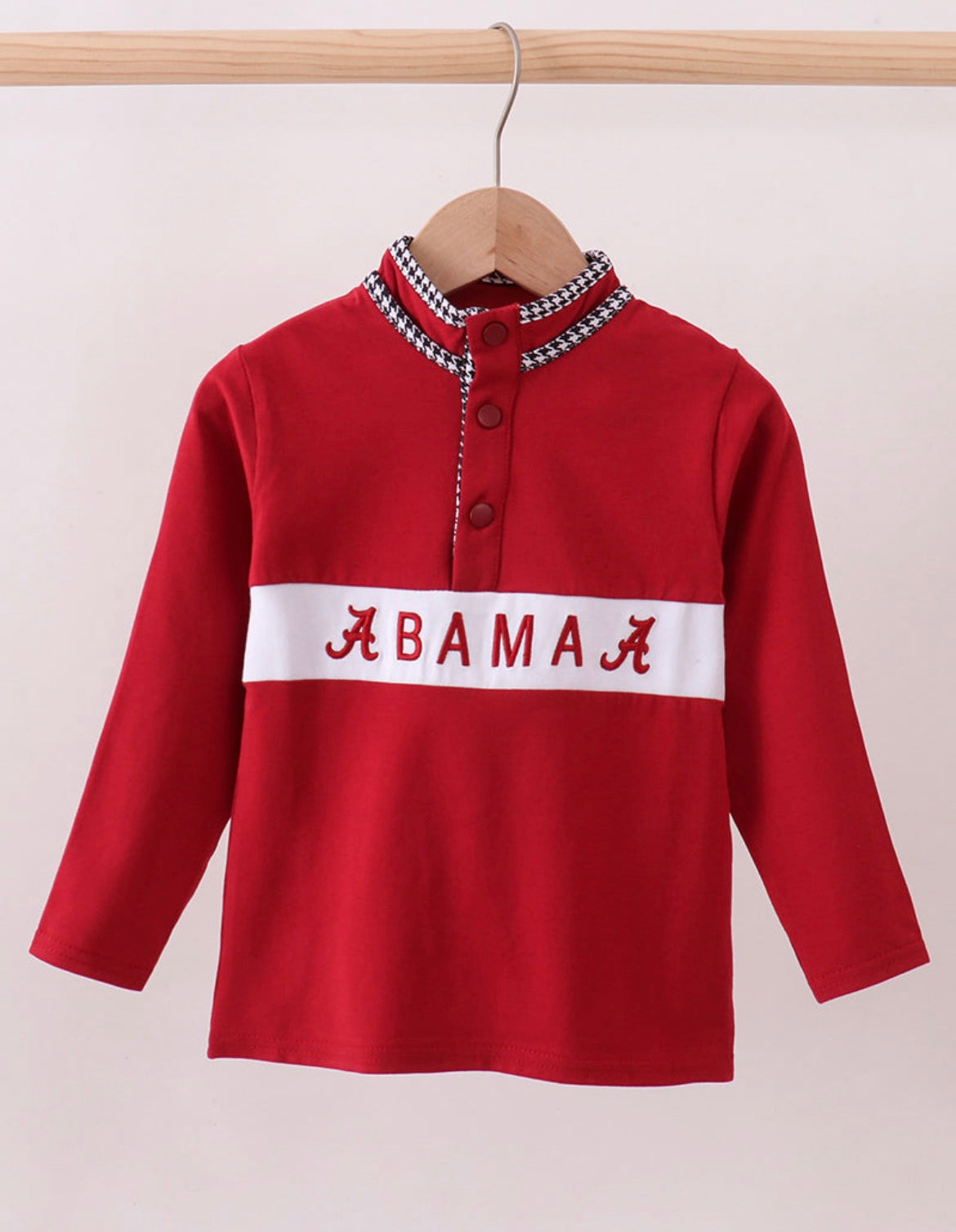 Abby & Evie Embroidered Bama Pullover